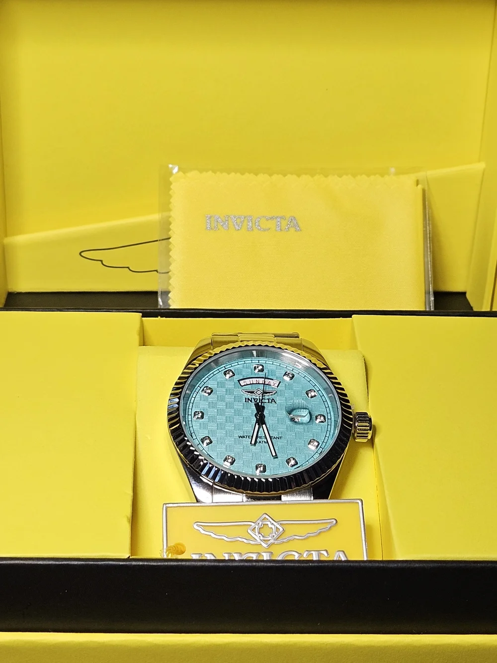 Invicta Specialty Striad Command 43mm Watch - Tiffany Blue Dial 51048